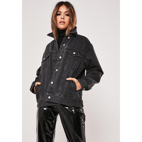 Missguided Jackets & Blazers - Missguided Oversized Denim Jacket